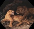 ジョージ・スタブスのライオンと雌ライオン